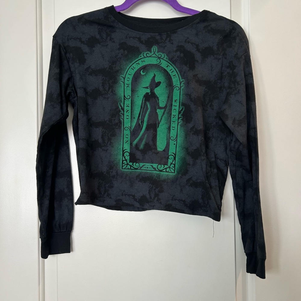 Wicked Long Sleeve Tee - Black & Green